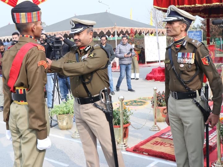 BSF Passing Out Parade Of 599 Constables In STC Kashmir DG Nitin Agrawal Appreciated Good Turnout