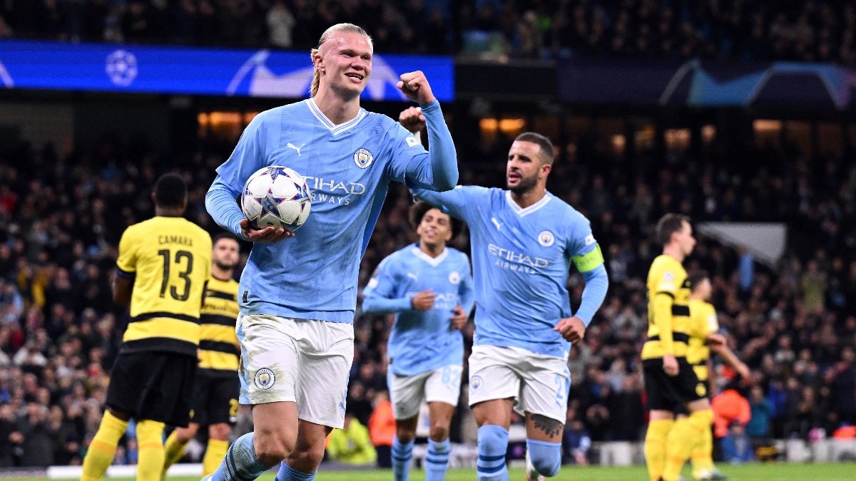 UEFA Champions League: Erling Haaland Brace Secures Win, Last 16 Qualification For Manchester City in 3-0 Victory vs Young Boys