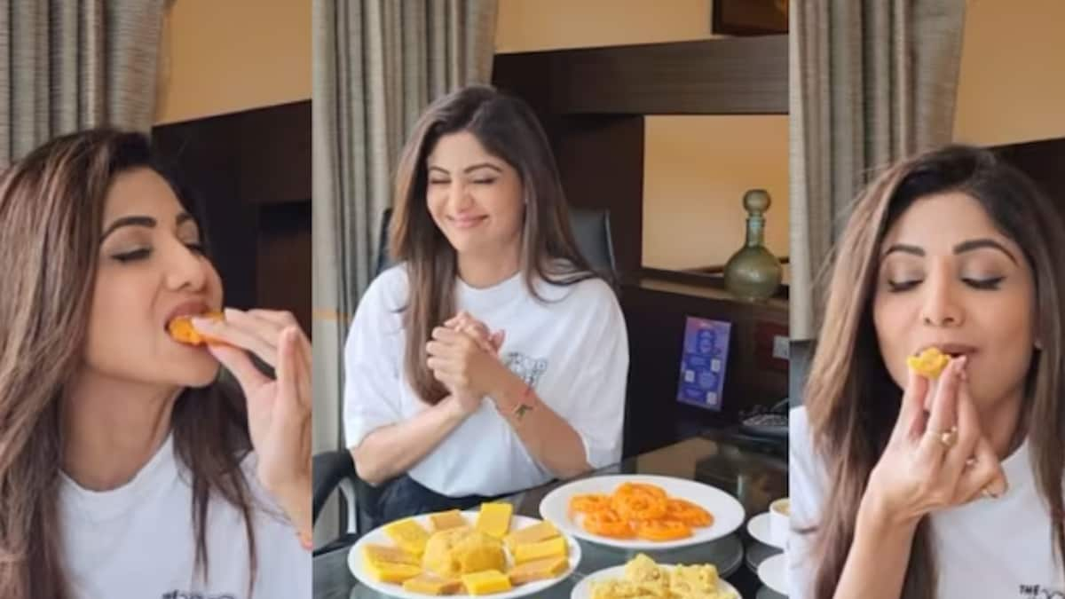 Watch: Shilpa Shetty's Sunday Binge As She Tries Mysore Pak