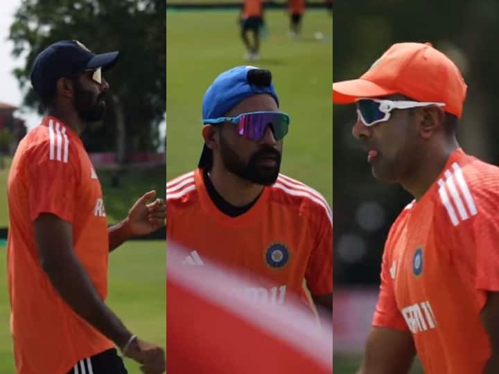 IND Vs SA Indian Cricket Team Bowler Seen With Red Ball In Nets Before 1st Test Against South Africa Bumrah Siraj Ashwin And Others Watch Video