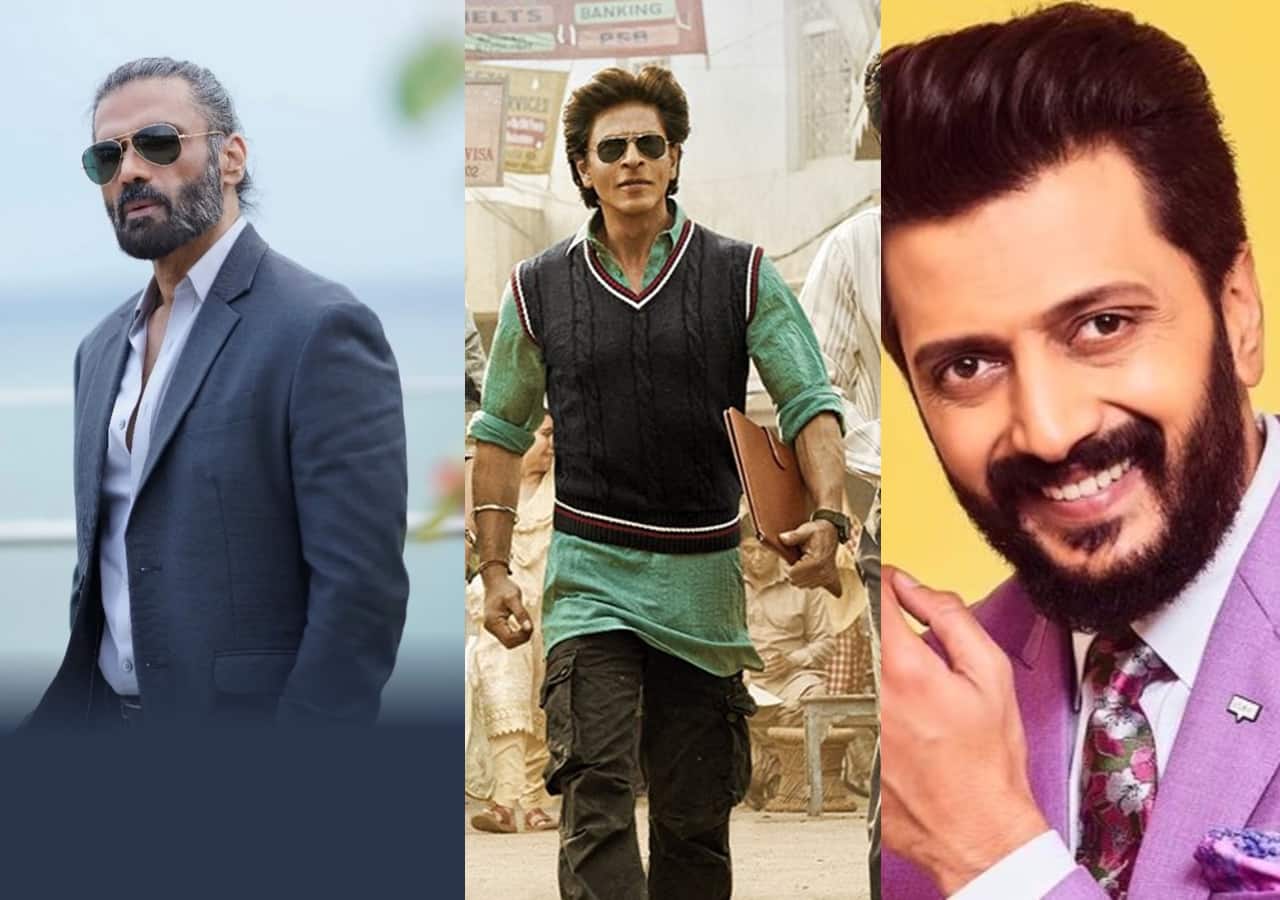 Dunki: Shah Rukh Khan film gets thumbs up from Suniel Shetty and Riteish Deshmukh; King Khan reacts