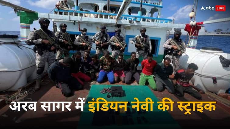 Indian Navy thwarts another hijacking bid in Arabian Sea rescues 19 People vessel from Somali pirates