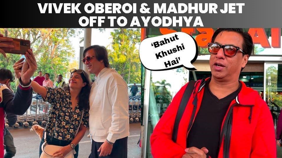 Vivek Oberoi and Madhur Bhandarkar jet-off to Ayodhya to attend the special event