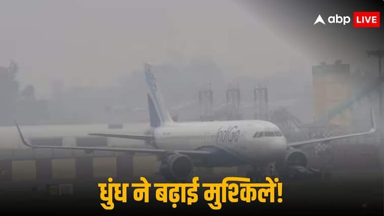 Weather Updates Delhi-NCR UP Bihar Rajasthan Cold Day Alert Dense Fog Train Flight Cancelled