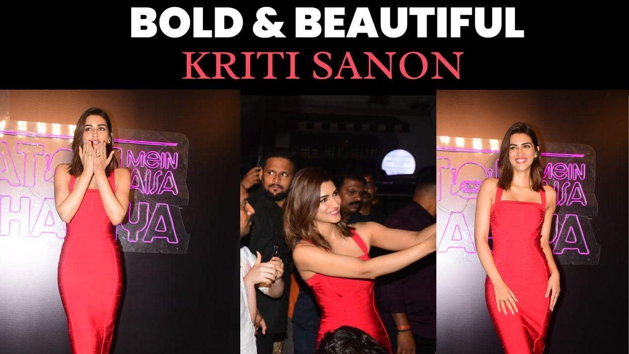 Kriti Sanon’s kind gesture towards fans at the success party of Teri Baaton Mein Aisa Uljha Jiya wins hearts [Video]
