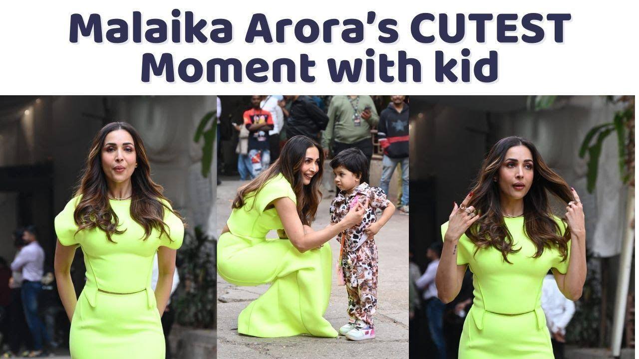 Malaika Arora poses with a little fan; it is cuteness overloaded [Video]