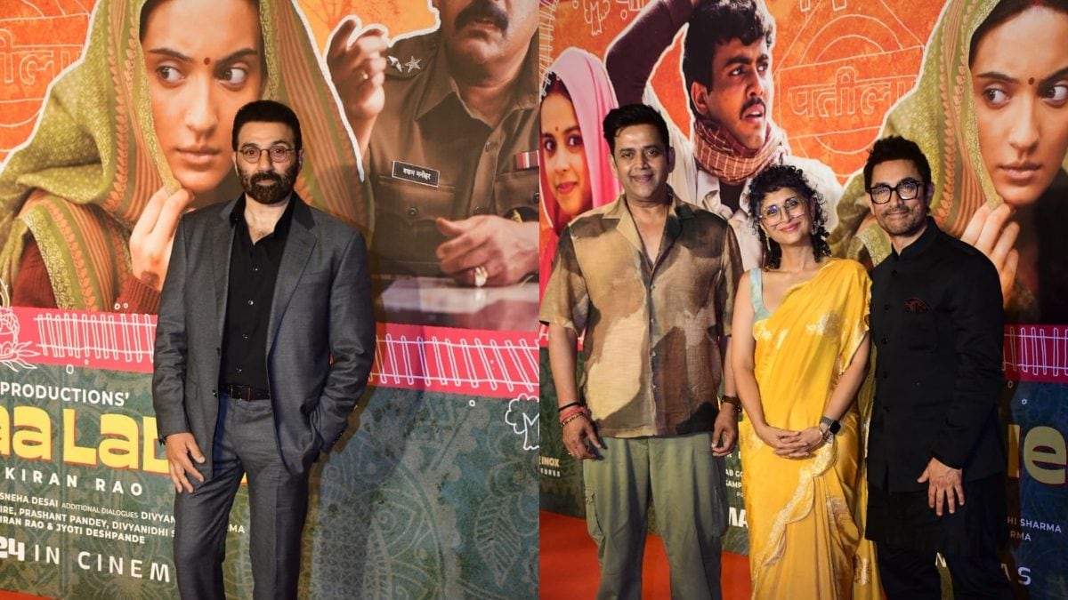 Sunny Deol Joins Aamir Khan-Kiran Rao For Laapataa Ladies Special Screening; See Viral Photos
