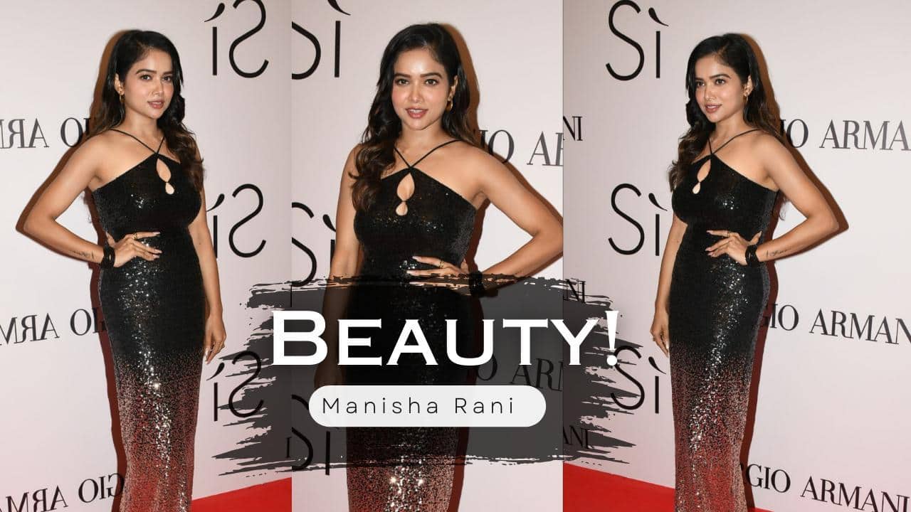 Jhalak Dikhhla Jaa 11 winner Manisha Rani looks stunning in a black shimmery gown [Video]