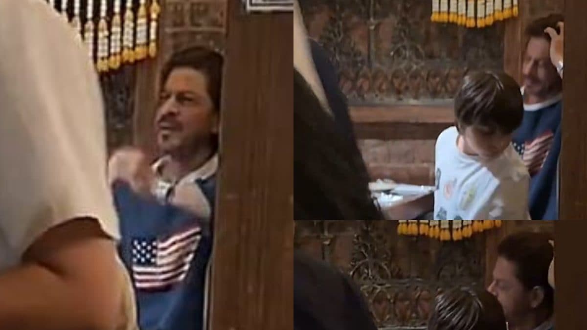 Shah Rukh Khan Spends Time With Son AbRam In a New York Restaurant; Video Goes Viral