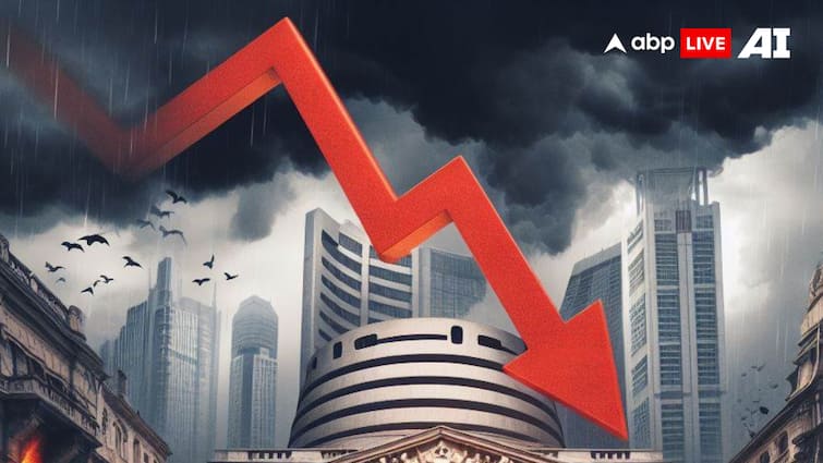 Stock market crash Bank Nifty index dips more than 1250 points government and private banks are worst performers Stock Market Crash: सरकारी और प्राइवेट बैंकों के शेयर बुरी तरह लुढ़के, बैंक निफ्टी को 1250 अंकों की चपत