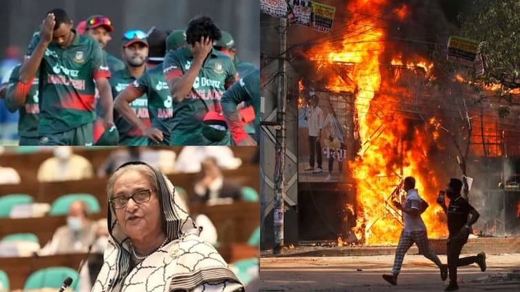 bangladesh vs pakistan test series may get abandoned because bangladesh protests against reservation curfew whole country