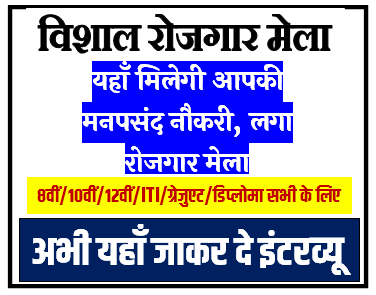 रोजगार मेला 2024 यहाँ मिलेगी मनपसंद रोजगार मेला